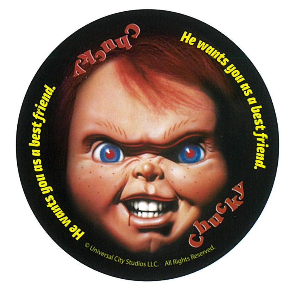 CHILD'S PLAY チャイルドプレイ - CHUCKY CIRCLE / Black / ステッカー - PGS